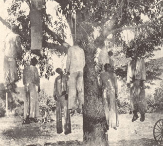 Lynched Catholic victims of the Cristero War in Mexico